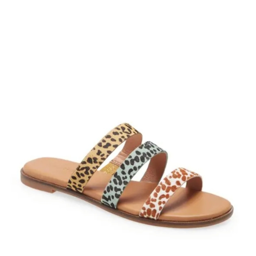 Madewell The Ilana Colorblock Slide Sandal